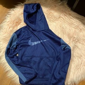 Navy blue girls large Nike sweatshirt